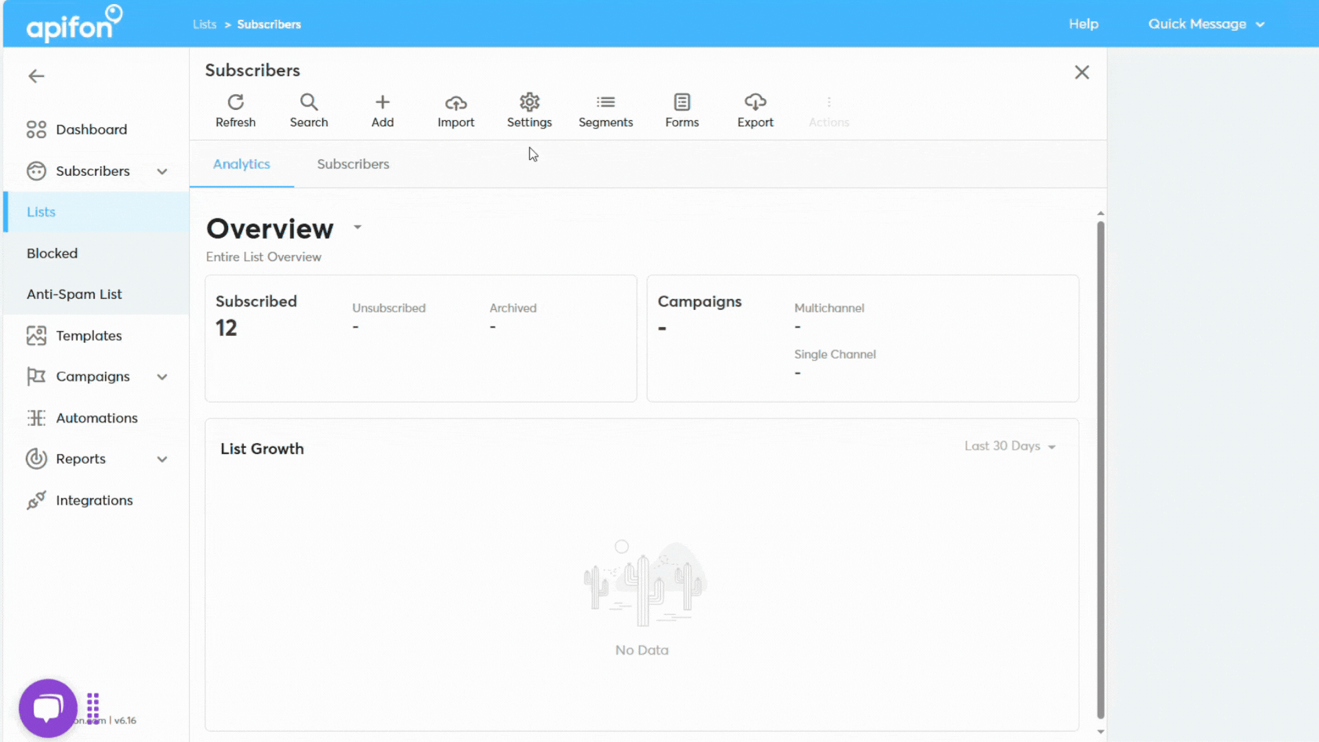 Block unsubscribed users en