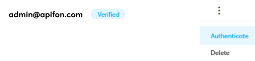 Email authentication en