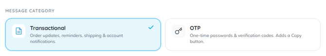 OTP OR TRANSACTIONAL