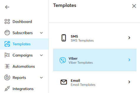 VIBER TEMPLATE TAB